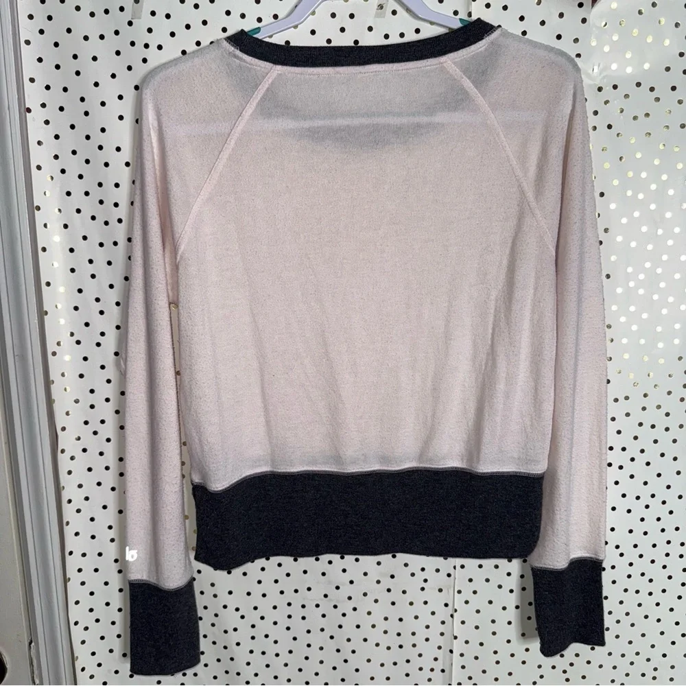 Alo Yoga Pink Long Sleeve Sweater